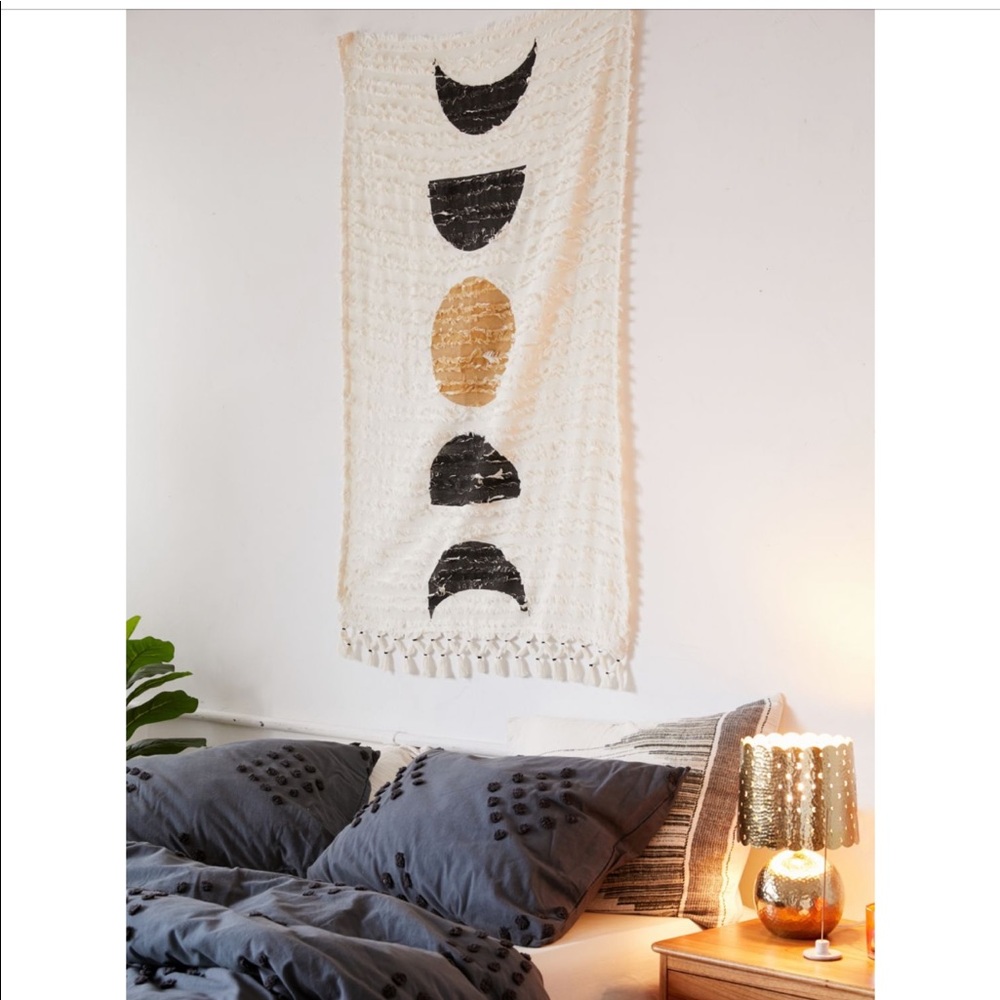 USED Urban outfitters moon tapestry